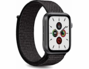 Puro PURO Apple Watch Band - Nylonový řemínek pro Apple Watch 38 / 40 mm (černý)