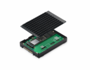 QNAP adaptér QDA-UMP4A (1x M.2 2280 PCIe 4.0 x4 NVMe SSD slot v 2,5" U.2 PCIe 4.0 NVMe SSD rámečku)