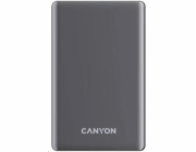 CANYON Power Bank PB-510, 10000 mAh, Magsafe wireless, 20W, Dark grey