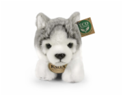 Rappa Plyšový pes husky ležící 20 cm ECO-FRIENDLY