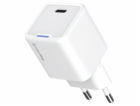 COLORWAY 1x USB-C/ síťová nabíječka/ GaN/ PD/ PPS/ 25W/ Bílá