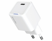 COLORWAY 1x USB-C/ síťová nabíječka/ GaN/ PD/ PPS/ 25W/ Bílá