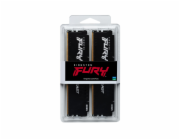 Kingston FURY Beast - DDR5 - sada - 64 GB: 2 x 32 GB - DIMM 288-pin - 2800 MHz / PC5-44800 - CL40 - 1.25 V - bez vyrovnávací pameti - on-die ECC - cerná