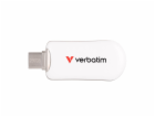 VERBATIM Plectra 256GB USB-C 3.2 Gen 1 bílá