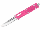 TOGO CobraTec Small Sidewinder Pink Drop Serrated Nůž
