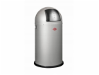 Wesco Stříbrný odpadkový koš 50l Pushboy