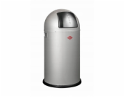 Wesco Stříbrný odpadkový koš 50l Pushboy