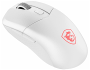 MSI herní myš VERSA 300 Wireless White/ bezdrátová/ 8.000 dpi/ 2,4GHz/ BT5.3/ USB/ RGB podsvícení/ 6 tlačítek/ bílá