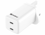 Sandberg 441-62 AC Charger Dual USB-C PD65W UK