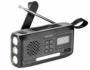 Sandberg Survivor All-in-1 DAB Radio 4500 mAh, multifunkční outdoorové rádio, černé