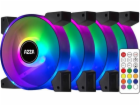 Azza Čtyřdílný ventilátor Hurricane II ARGB (FNAZ-12DRGB2...