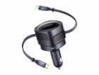 Baseus Enjoyment Max autonabíječka s USB-C + Lightning ka...