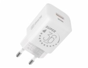 OBAL:ME GaN Cestovní Nabíječka USB-A + USB-C 36W White