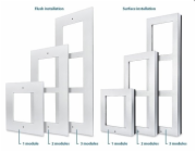 2N® IP Verso - Rám pro instalaci do zdi, 1 modul