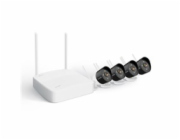 Tenda K4W-3TC - kamerový WiFi set, 4x IP 2K kamera, NVR rekordér, zvuk, noční vidění