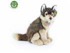 Rappa Plyšový vlk sedící 28 cm ECO-FRIENDLY