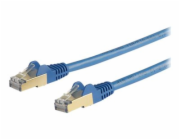StarTech.com 7m CAT6A Ethernet Cable, 10 Gigabit Shielded Snagless RJ45 100W PoE Patch Cord, CAT 6A 10GbE STP Network Cable w/Strain Relief, Blue, Fluke Tested/UL Certified Wiring/TIA - Category 6A - 