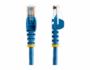 Startech 3m Blue Cat5e / Cat 5 Snagless Patch Cable - Patch kabel - RJ-45 (M) do RJ-45 (M) - 3 m - UTP - CAT 5e - lisovaný, provedení bez hrbolků - modrá
