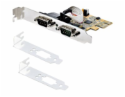 StarTech.com 2-Port PCI Express Serial Card, Dual Port PCIe to RS232 (DB9) Serial Interface Card, 16C1050 UART, Standard or Low Profile Brackets, COM Retention, For Windows & Linux - PCIe to Dual DB9 