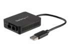 StarTech.com USB to Fiber Optic Converter, 100Mbps, USB 2...