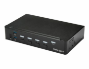 StarTech.com 4 Port HDMI KVM - HDMI KVM Switch - 1080p - USB 3.0 & Audio Support - KVM Video Switch (SV431HDU3A2) - Přepínač KVM / USB - 4 x KVM / zvuk / USB + 3 x SuperSpeed USB - 1 místní uživatel -