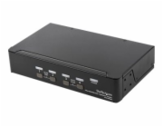 StarTech.com 4 Port DisplayPort KVM Switch, 4K 60Hz, Single Display, Dual Port UHD DP 1.2 USB KVM Switch with Integrated USB 2.0 Hub and Audio, Dell, HP, Apple, Lenovo, TAA Compliant - Keyboard/Video/