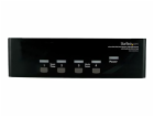 StarTech.com 4 Port DVI VGA Dual Monitor KVM Switch USB w...