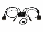 StarTech.com 2 Port USB VGA Cable KVM Switch - USB Powere...
