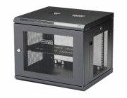 StarTech.com "9U Wall Mount Server Rack Cabinet - 4-Post Adjustable Depth (2"" to 19"") Network Equipment Enclosure with Cable Management (RK920WALM)" - Rozvaděčová skříň - montáž na stěnu - černá - 9