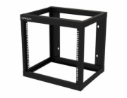 StarTech.com 9U 19" Wall Mount Network Rack 17" Deep 2 Post Open Frame for Server Room/Data/AV/IT/Communication/Computer Equipment/Patch Panel w/ Cage Nuts/Screws Hook/Loop 175lb Capacity - Wallmount 