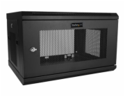 StarTech.com 2 Post 6U 19" Wall Mount Network Cabinet, 15" Deep Locking IT Switch Depth Enclosure, Vented Computer/Electronics Equipment Data Rack with Shelf & Hook & Loop Tape /Assembled - 19 Inch Wa