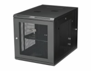 Startech 12U 19" Wall Mount Network Cabinet, 4 Post 24" Deep Hinged Server Room Data Cabinet- Locking Computer Equipment Enclosure with Shelf, Flexible Vented IT Rack, Pre-Assembled - 12U Vented Cabin