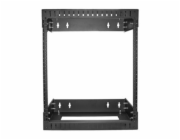StarTech.com 12U 19" Wall Mount Network Rack, Adjustable Depth 12-20" 2 Post Open Frame Server Room Rack for AV/Data/ IT Communication/Computer Equipment/Switch with Cage Nuts & Screws - 12U Adjustabl