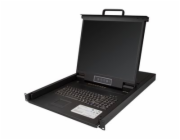 StarTech 8 Port Rackmount KVM Console with 6ft Cables, Integrated KVM Switch with 19" LCD Monitor, Fully Featured 1U LCD KVM Drawer- OSD KVM, Durable 50,000 MTBF, USB + VGA Support - 19in. LCD KVM Con