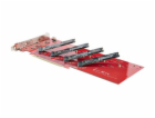Startech Quad M.2 PCIe Adapter Card, x16 Quad NVMe or AHC...
