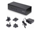 Startech 4-Port Dual-Monitor DisplayPort KVM Switch, 4K 6...