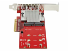 Startech Dual M.2 PCIe SSD Adapter Card, x8 / x16 Dual NV...