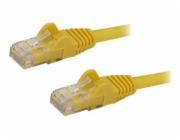 StarTech.com 5m CAT6 Ethernet Cable, 10 Gigabit Snagless RJ45 650MHz 100W PoE Patch Cord, CAT 6 10GbE UTP Network Cable w/Strain Relief, Yellow, Fluke Tested/Wiring is UL Certified/TIA - Category 6 - 
