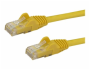 StarTech.com 3m CAT6 Ethernet Cable, 10 Gigabit Snagless RJ45 650MHz 100W PoE Patch Cord, CAT 6 10GbE UTP Network Cable w/Strain Relief, Yellow, Fluke Tested/Wiring is UL Certified/TIA - Category 6 - 