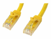 StarTech.com 1m CAT6 Ethernet Cable, 10 Gigabit Snagless RJ45 650MHz 100W PoE Patch Cord, CAT 6 10GbE UTP Network Cable w/Strain Relief, Yellow, Fluke Tested/Wiring is UL Certified/TIA - Category 6 - 