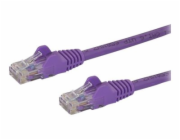 StarTech.com 1m CAT6 Ethernet Cable, 10 Gigabit Snagless RJ45 650MHz 100W PoE Patch Cord, CAT 6 10GbE UTP Network Cable w/Strain Relief, Purple, Fluke Tested/Wiring is UL Certified/TIA - Category 6 - 