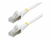 Startech 7.5m CAT6a Ethernet Cable - White - Low Smoke Zero Halogen (LSZH) - 10GbE 500MHz 100W PoE++ Snagless RJ-45 w/Strain Reliefs S/FTP Network Patch Cord - Patch kabel - RJ-45 (M) do RJ-45 (M) - 7
