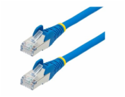Startech 10m CAT6a Ethernet Cable - Blue - Low Smoke Zero Halogen (LSZH) - 10GbE 500MHz 100W PoE++ Snagless RJ-45 w/Strain Reliefs S/FTP Network Patch Cord - Patch kabel - RJ-45 (M) do RJ-45 (M) - 10 