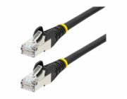 StarTech.com 3m CAT6a Ethernet Cable - Black - Low Smoke Zero Halogen (LSZH) - 10GbE 500MHz 100W PoE++ Snagless RJ-45 w/Strain Reliefs S/FTP Network Patch Cord - Patch kabel - RJ-45 (M) do RJ-45 (M) -