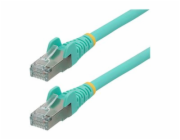 StarTech.com 3m CAT6a Ethernet Cable - Aqua - Low Smoke Zero Halogen (LSZH) - 10GbE 500MHz 100W PoE++ Snagless RJ-45 w/Strain Reliefs S/FTP Network Patch Cord - Patch kabel - RJ-45 (M) do RJ-45 (M) - 