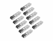StarTech.com 10 pack HPE J4858C Compatible SFP Module, 1000BASE-SX, 1GbE Multi Mode (MMF) Fiber Optic Transceiver, 1 Gigabit Ethernet SFP, LC Connector, 550m, 850nm, DDM, HPE 1400, 1700, 1820 - Lifeti