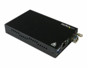 StarTech.com Singlemode (SM) LC Fiber Media Converter for 1Gbe Network - 10km - Gigabit Ethernet - 1310nm - with SFP Transceiver (ET91000SM10) - Konvertor médií s optickými vlákny - 1GbE - 100Base-LX,