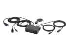 Startech 2-Port Hybrid USB-C HDMI Cable KVM Switch, 4K 60...