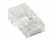 StarTech.com Cat5e RJ45 Stranded Modular Plug Connector - 50 Pkg - Bulk Cat 5e Plugs - 50x RJ45 Ends (CRJ4550PK) - Síťový konektor - RJ-45 (M) - CAT 5e (balení 50)
