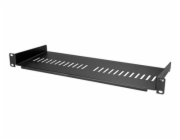 StarTech.com 1U Vented Server Rack Cabinet Shelf, 7in Deep Fixed Cantilever Tray, Rackmount Shelf for 19" AV/Data/Network Equipment Enclosure w/ Cage Nuts & Screws, 44lbs Weight Capacity - 1U Vented R